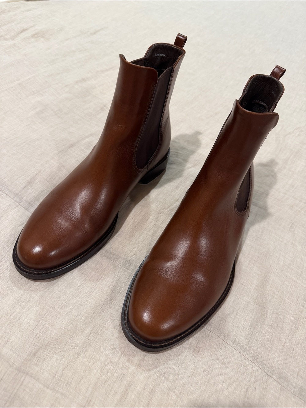Ecco Men's Chestnut Leather Chukka Boots